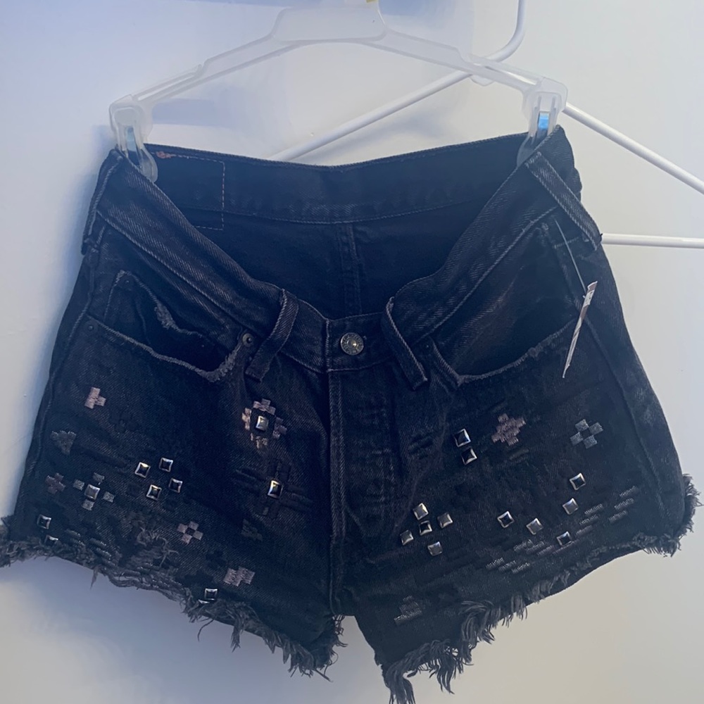 Black Levi shorts